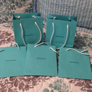 Tiffany small shopping bags
